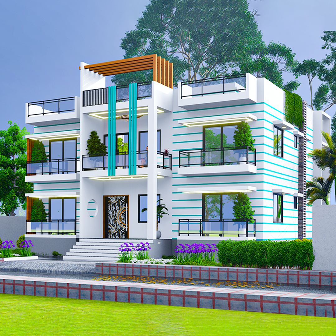 ১ তলা বাড়ি